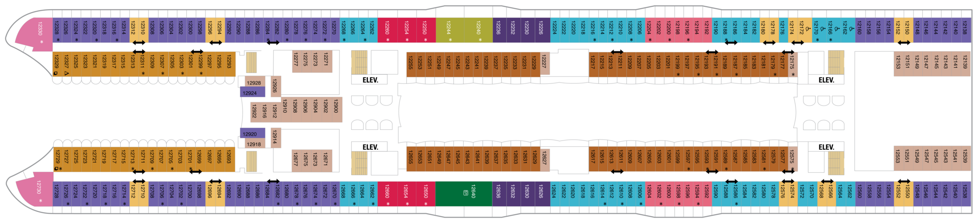 Deck 12 plan